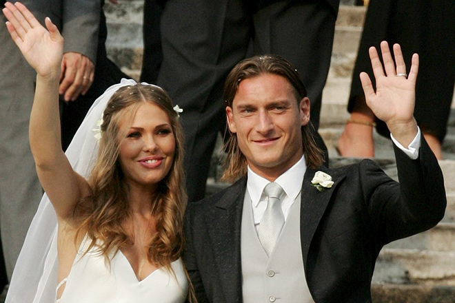 The wedding of Francesco Totti and Ilary Blasi