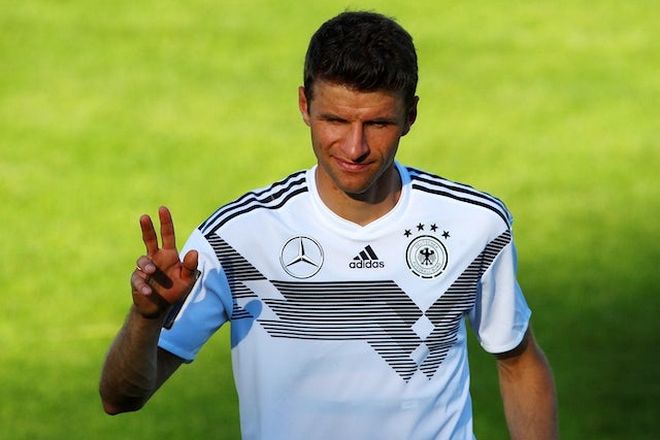 Thomas Müller at the 2018 FIFA World Cup