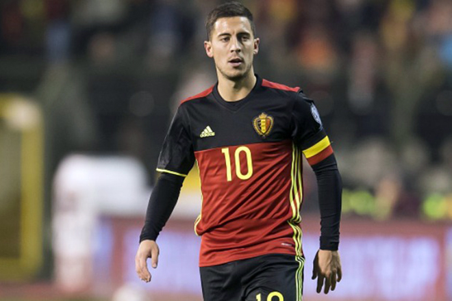 Eden Hazard in the national Belgium team
