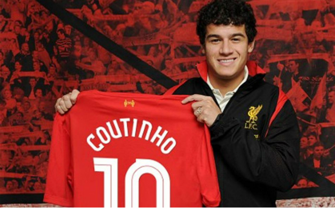 Philippe Coutinho played for Liverpool