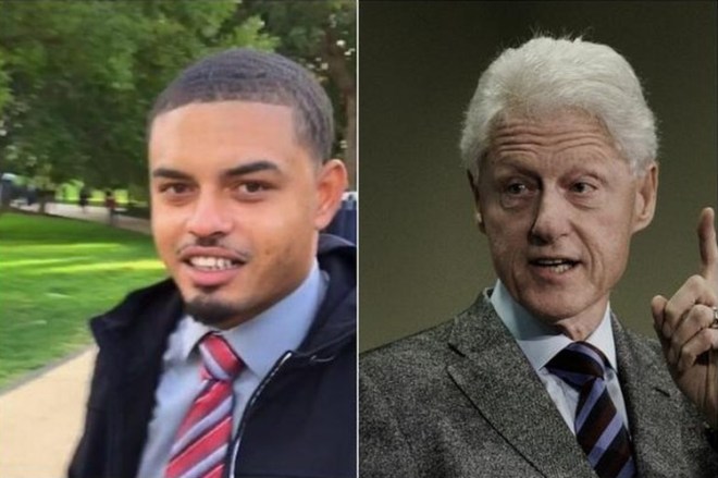Danney Lee Williams and Bill Clinton