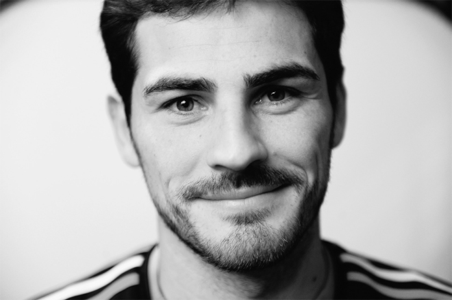 The legendary goalkeeper Iker Casillas