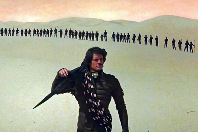 Kyle MacLachlan in the movie "Dune"