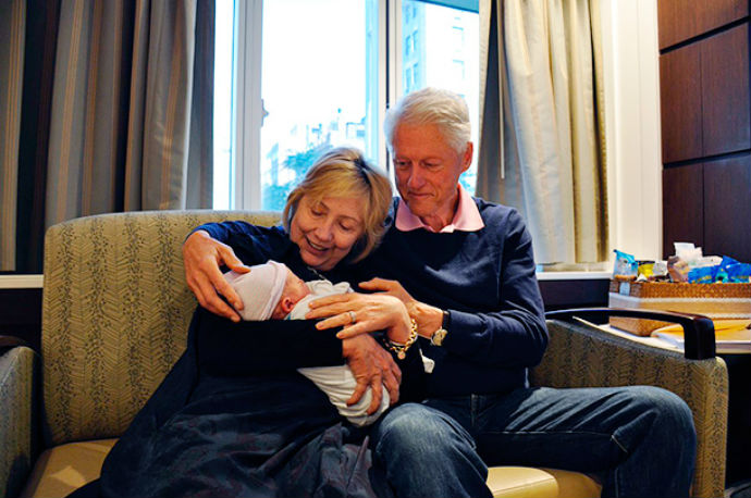 Hillary Clinton is a grandmother