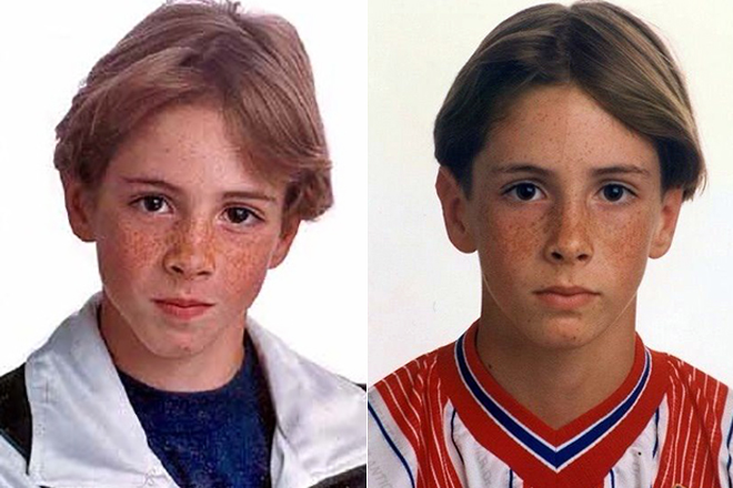 Fernando Torres in his childhood