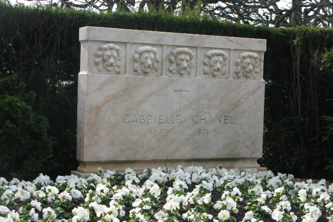 Coco Chanel’s grave