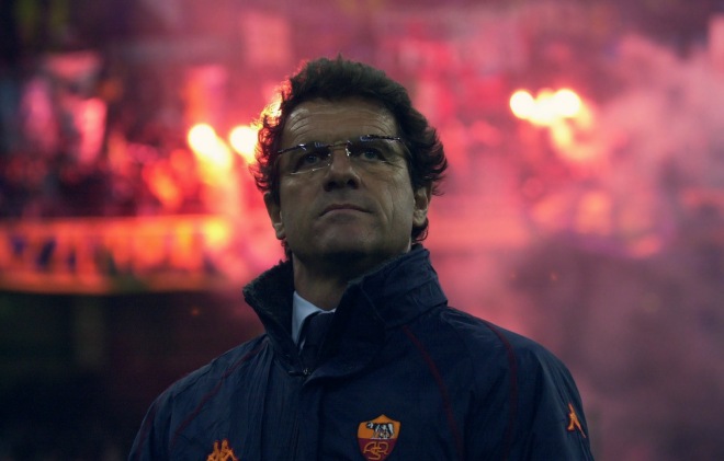 Fabio Capello, the coach of "Roma"