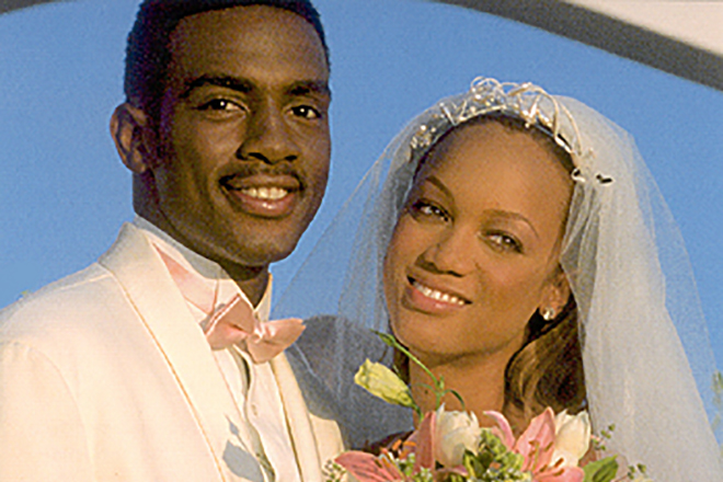 Tyra Banks and Bill Bellamy in the movie Love Stinks