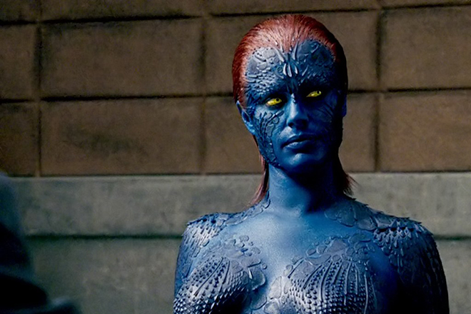 Rebecca Romijn in the movie X-Men