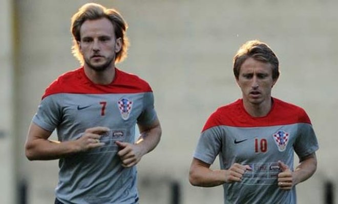 Ivan Rakitić and Luka Modrić