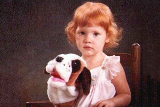 Jessica Chastain in her youth