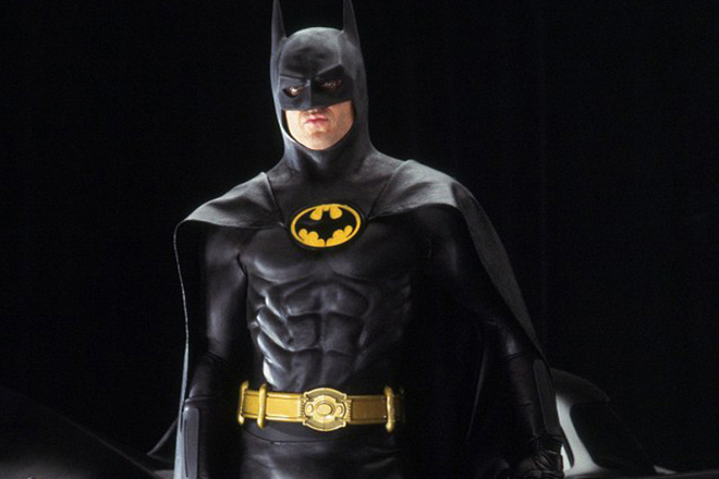 Michael Keaton in the role of Batman