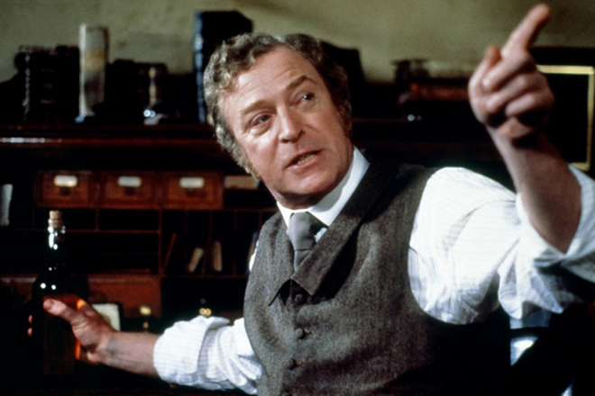 Michael Caine in the movie "Jack the Ripper"