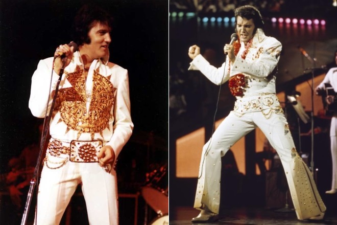 Elvis Presley in a suit