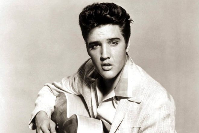 Elvis Presley in his youth