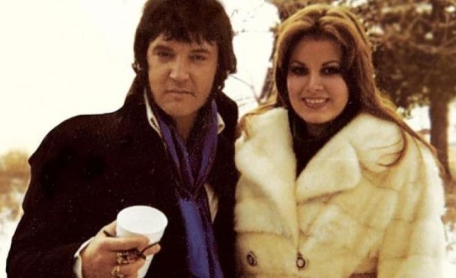 Elvis Presley and Ginger Alden