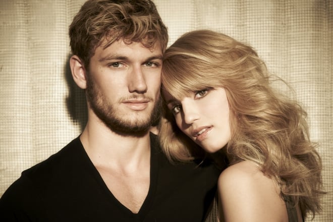 Dianna Agron and Alex Pettyfer