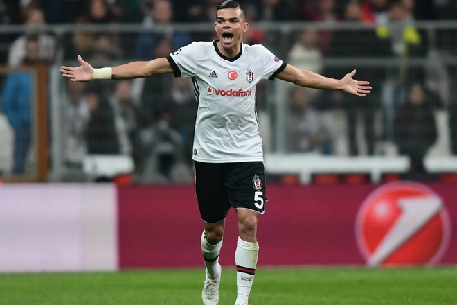 Pepe in Beşiktaş in 2018