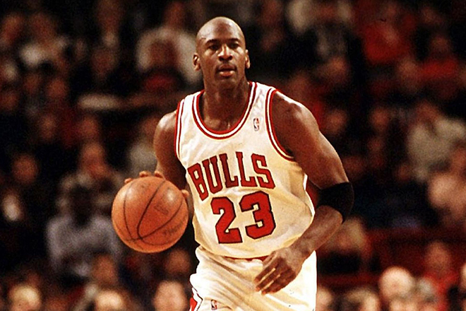The basketball player Michael Jordan
