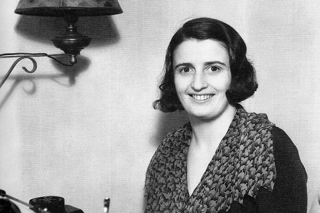 Ayn Rand in her youth
