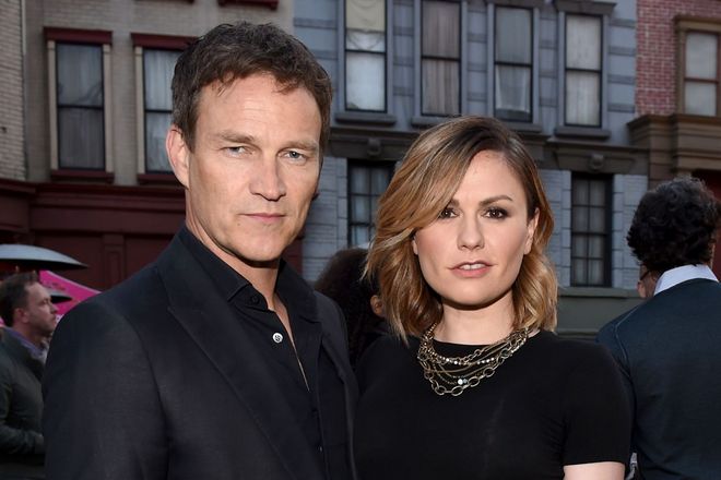 Anna Paquin and her husband, Stephen Moyer