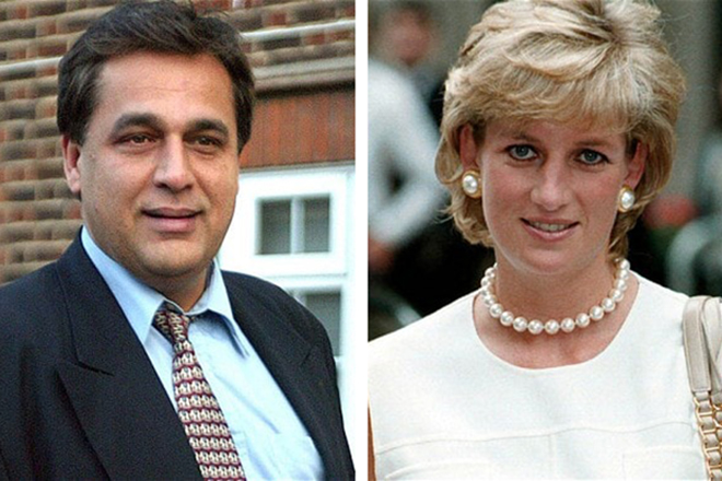 Princess Diana and Hasnat Khan
