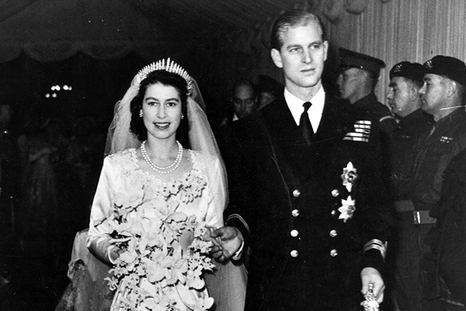 Elizabeth II and Prince Philipp’s wedding ceremony