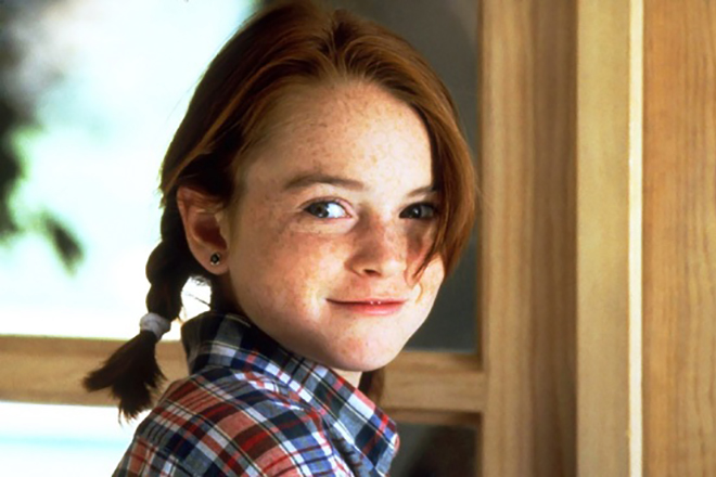 Lindsay Lohan in the movie "The Parent Trap"
