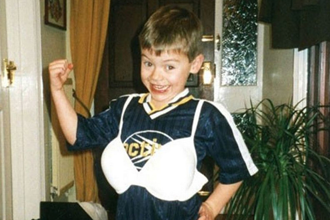 Harry Styles in his childhood