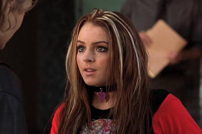 Lindsay Lohan in the movie "Freaky Friday."