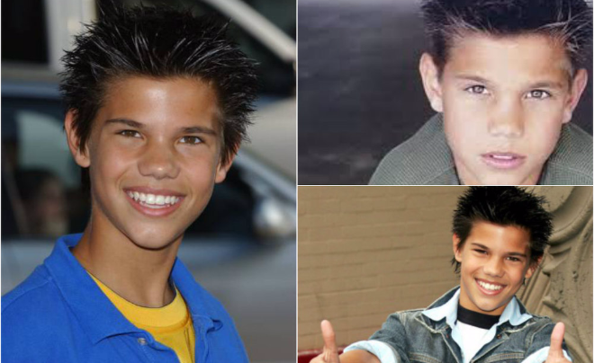 Taylor Lautner in his childhood