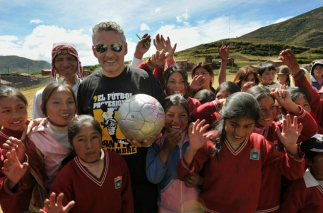 Roberto Baggio in Peru