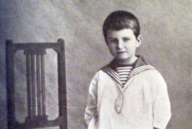 Dmitry Shostakovich in his childhood