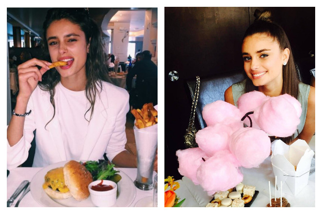 Taylor Hill likes to eat