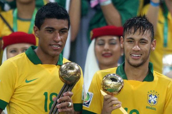 Paulinho and Neymar