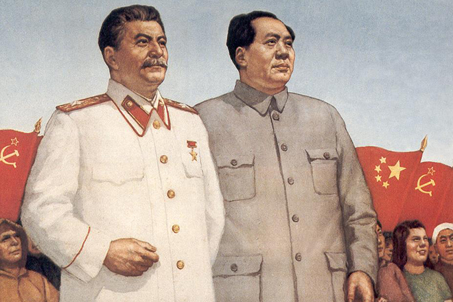 Joseph Stalin and Mao Zedong