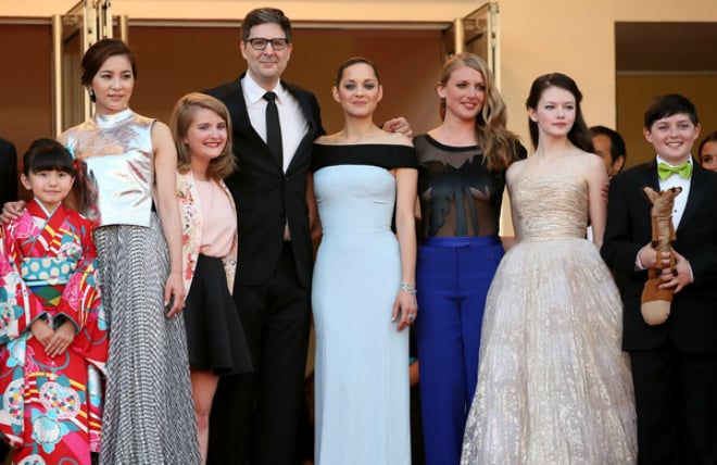Mackenzie Foy on the red carpet in Cannes