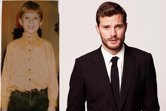 Jamie Dornan in his childhood and at present | Pinterest