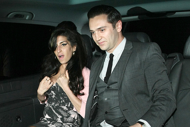 Amy Winehouse and Reg Traviss