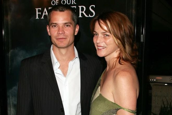 Timothy Olyphant and his wife