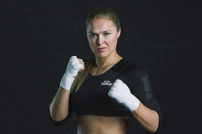The athlete Ronda Rousey