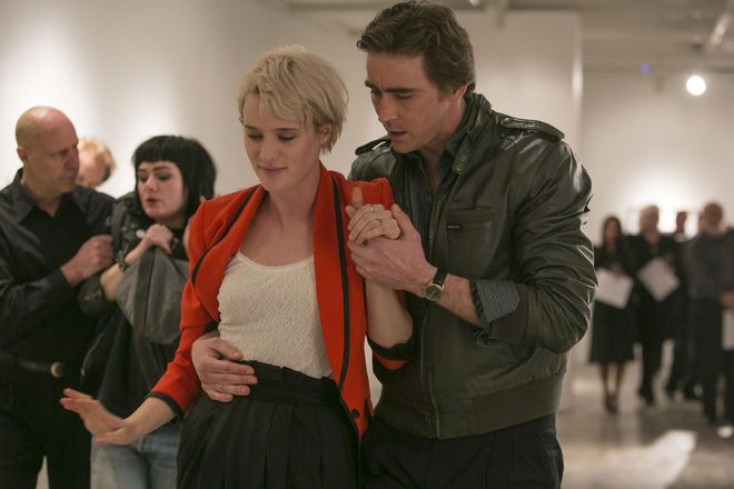 Lee Pace and Mackenzie Davis in the series Halt and Catch Fire