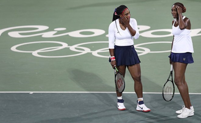 Serena Williams and Venus Williams in the Olympic Games in Rio