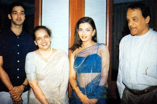 Aishwarya Rai with her family