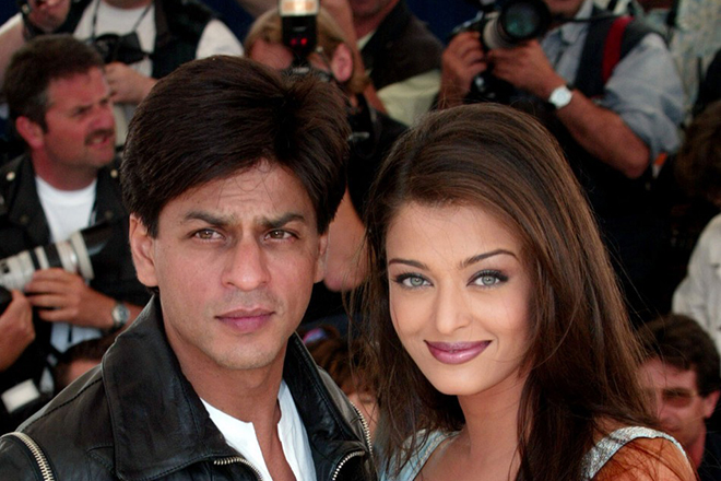 Aishwarya Rai and Shah Rukh Khan