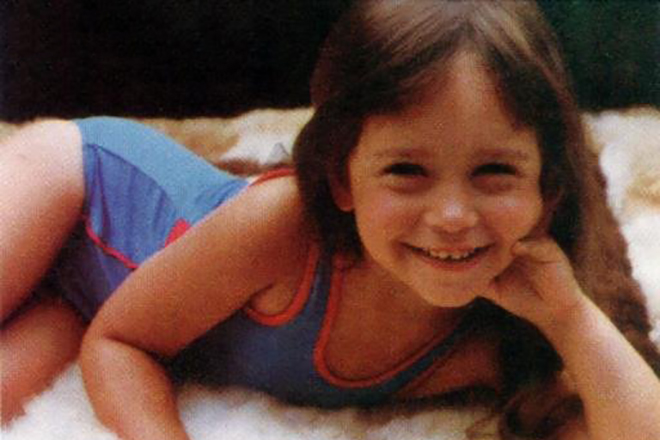 Jennifer Love Hewitt in her childhood
