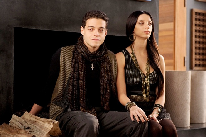 Rami Malek and Angela Sarafyan in the movie "The Twilight Saga: Breaking Dawn – Part 2."