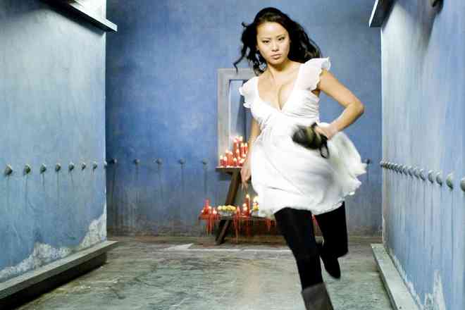 Jamie Chung in the movie Dragonball Evolution