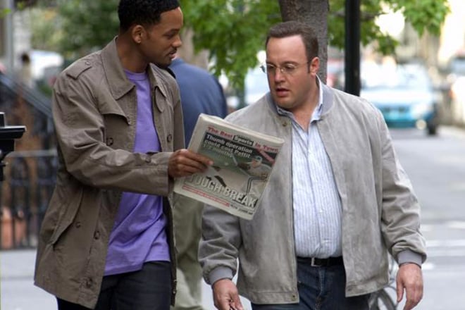 Will Smith and Kevin James in the movie Hitch