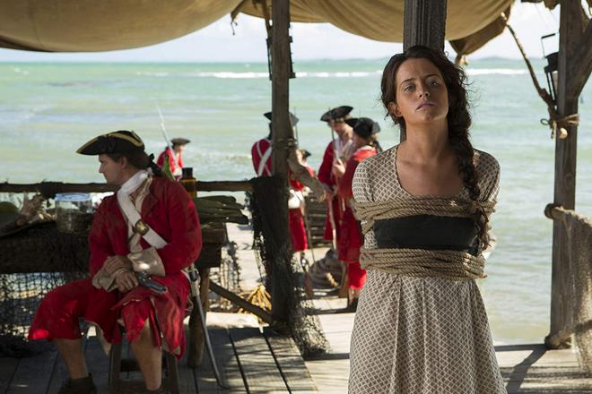 Claire Foy in the series Crossbones